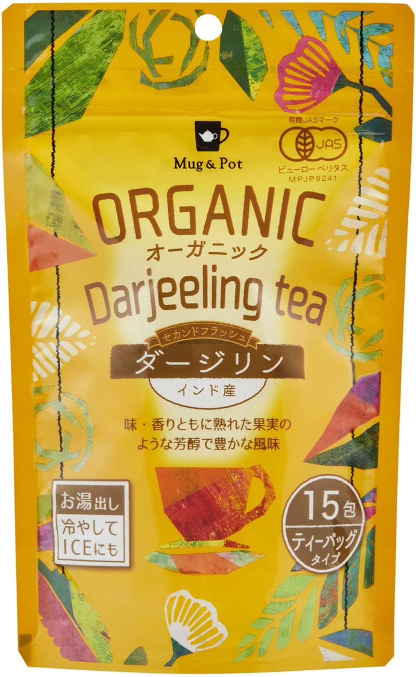 【送料無料】Tokyo Tea Trading Mug&Pot ORGANIC オーガニック ダージリン30g(2g15p)12袋