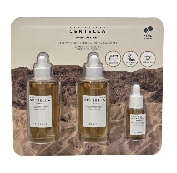 マダガスカル センテラ アンプル 120ml+120ml+30ml / 鎮静 ツボクサ肌
