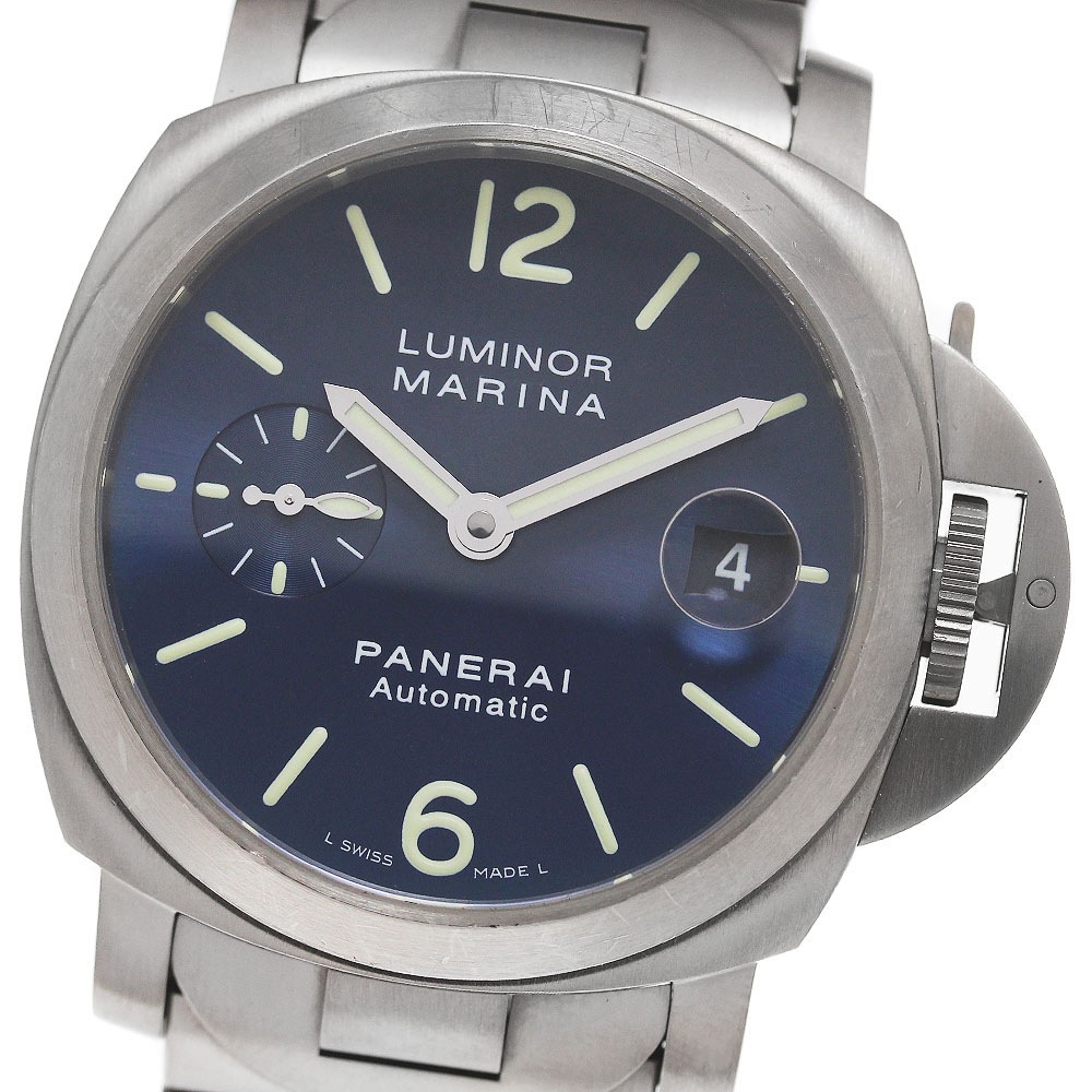 パネライ PANERAI PAM00283 ルミノール マリーナ デイト 自動巻き メンズ _860392【中古】 392,400円