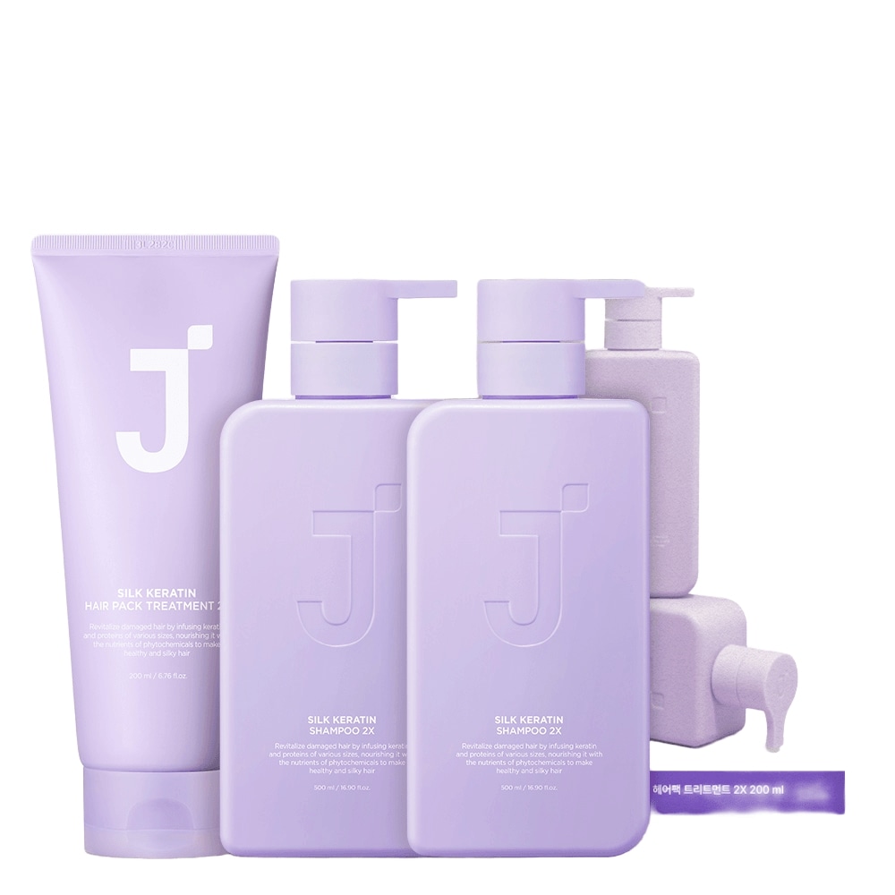 [ネイバー単独] ジェイスープ シルクケラチン 2X シャンプー 3種 企画セット