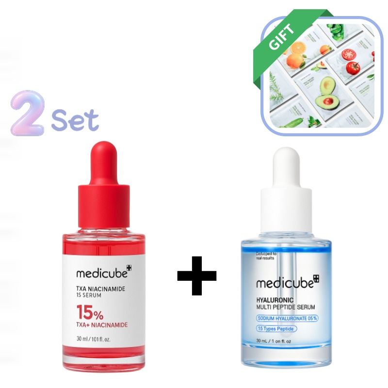 TXAナイアシンアミド15トーニングセラム30ml＋ヒアルロン酸マルチペプチドアンプル30ml シミケア.ナイアシンアミド.ヒアルロン酸.ペプチド美容液.毛穴ケア.透明感.ハリ弾力.保湿ケア.敏感肌に