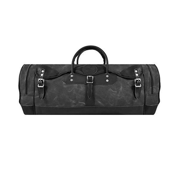 ダルースパックDuluth Pack Medium Extended Sportsman s Duffel (Wax Grey) 並行輸入品