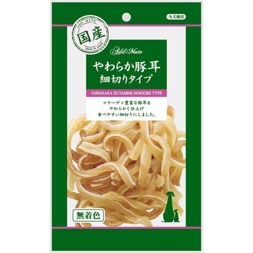 アドメイト 素材トリーツ やわらか豚耳 細切りタイプ 85g