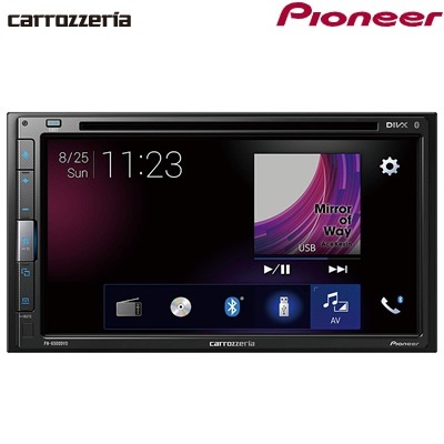 パイオニア カロッツェリア カーオーディオ 2DIN CD/DVD/USB/Bluetooth FH-6500DVD