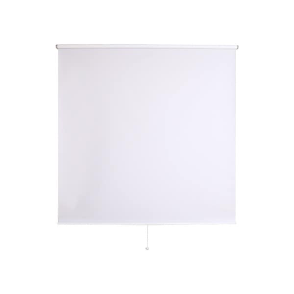 ロールスクリーン ロールカーテン 幅約180cm 採光タイプ ホワイト 穴あけ不要 簡単取付 突っ張り式 リビング ダイニング