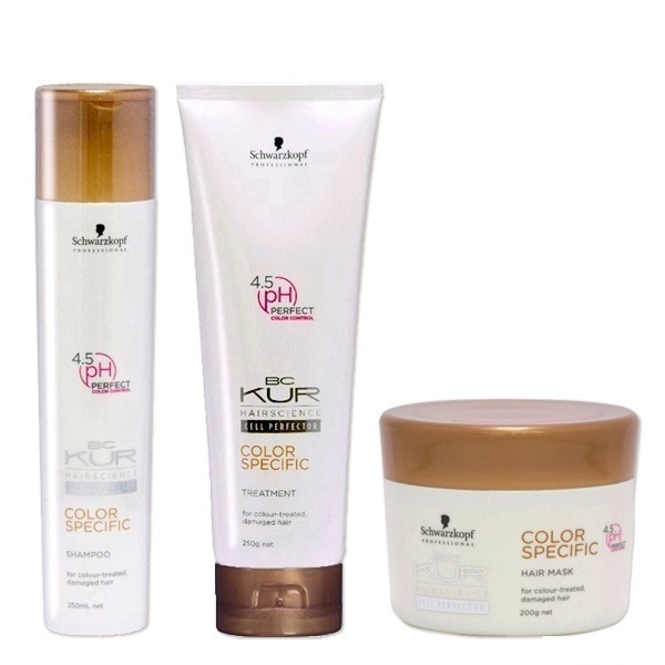 BCクア カラースペシフィーク シャンプー a 250mL + トリートメント a 250g + ヘアマスク a 200g セット