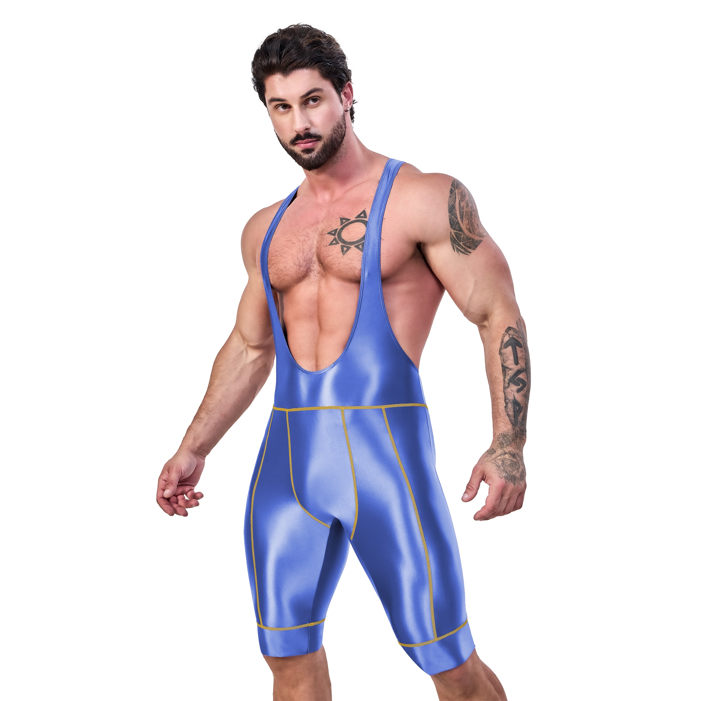 自転車ストラップ5分パンツスパンデックス自転車道路衝撃吸収ストラップMシルバー