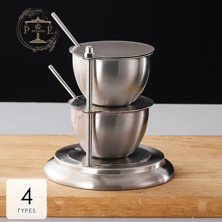 調味料入れ 台所 キッチン 調味料ラック 砂糖 塩 小麦粉 収納 ポット ラック スパイスボトル 調味料ボトル 調味料容器 調味料ケース 5,162円