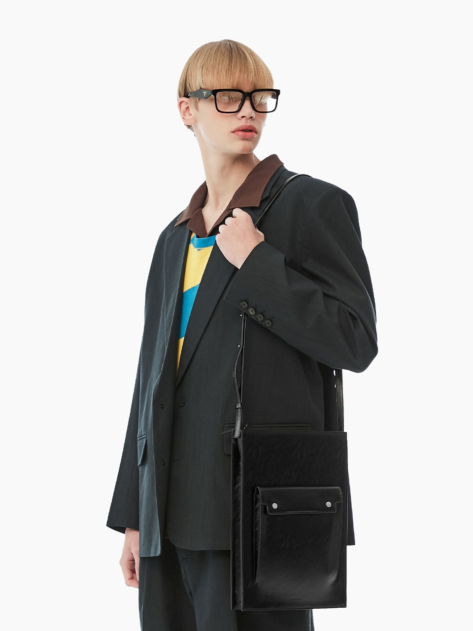 ファインドカプールマークフラットバッグ 24 ブラック