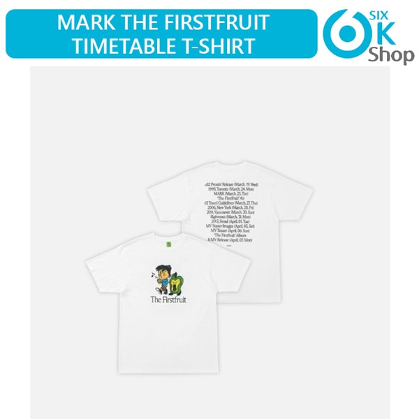 MARK (NCT) - TIME TABLE T-SHIRT [ The Firstfruit MD ] 公式グッズ 当店特典 マーク エヌシィティ