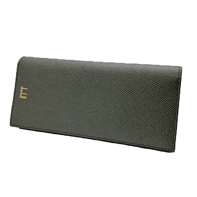 dunhill 24R2100AP345 CADOGAN ダンヒル カドガン 二折長財布 フルグレインカーフレザー オリーブグレー/ブラック