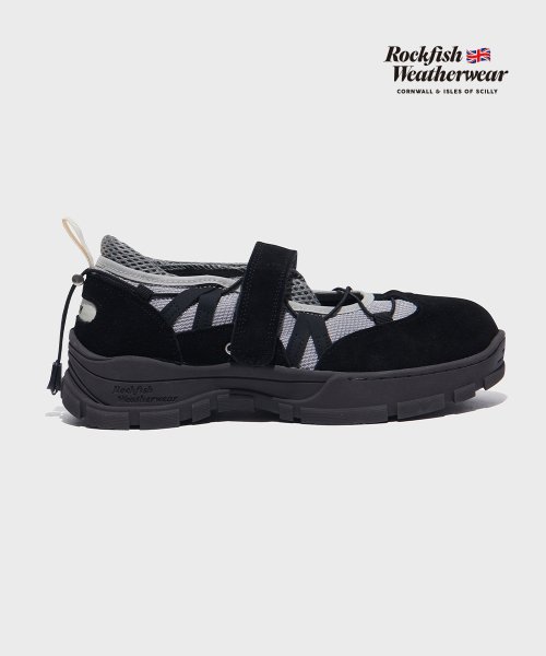 X GLOWNY] BRYN VELCRO SNEAKERS - BLACK靴 - iau.edu.lc