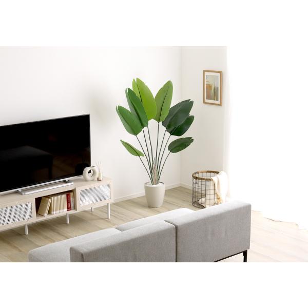 人工観葉植物 インテリアグリーン ストレリチア フェイクグリーン リアル 精巧 観葉植物 高さ120cm