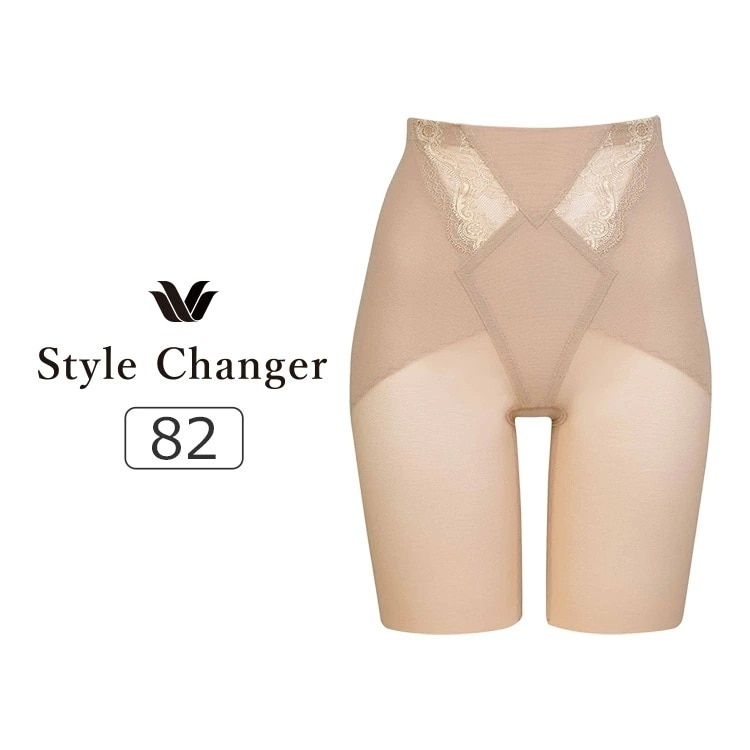 ワコール Style Changer 高補整 ロングガードル ジャストウエスト ロング丈 82L GQC400 10,287円