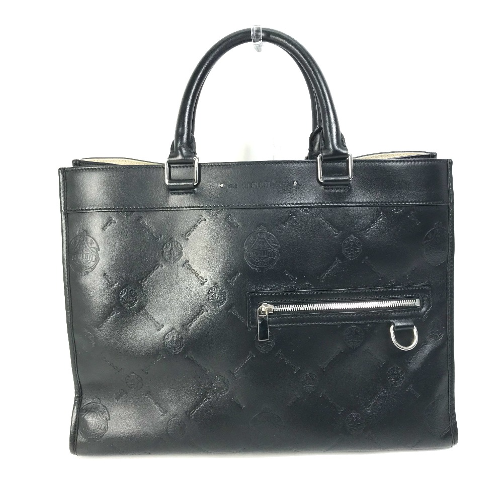 Berluti ベルルッティ トートバッグ ウリス スモール ロゴ 2WAY カバン ビジネスバッグ レザー ブラック