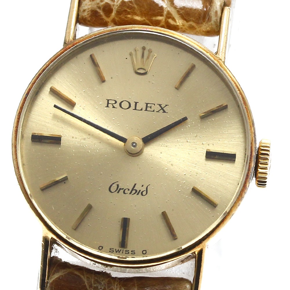 ロレックス ROLEX 2671 オーキッド K18YG Cal.1400 手巻き レディース _900582【中古】