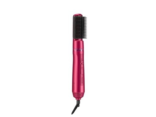 ヘアドライヤー カールドライヤー マイナスイオン 軽量 22MM ブラシ付き ラク抜きプラグ ピンク TC330A-P