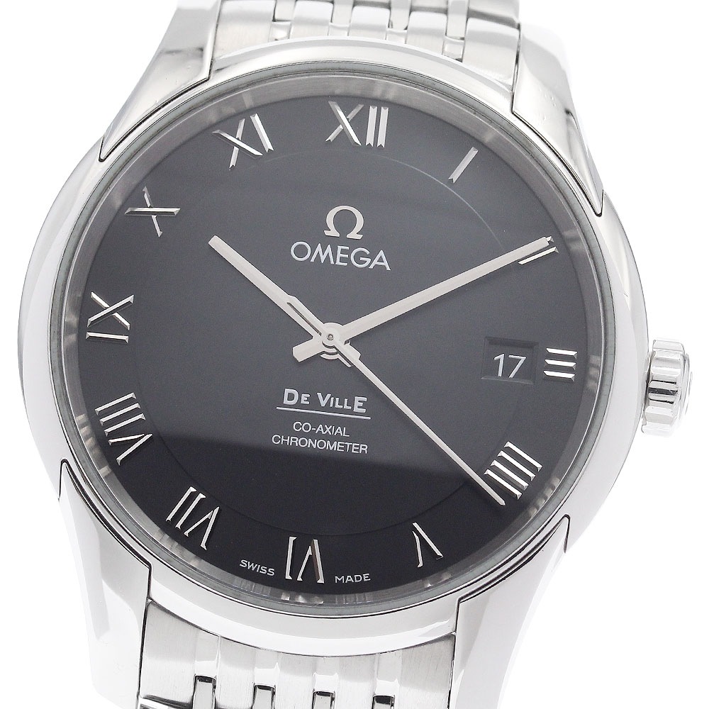 オメガ OMEGA 431.10.41.21.01.001 デビル コーアクシャル デイト 自動巻き メンズ _950656【中古】