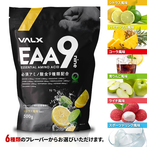 トレーニング/エクササイズバルクス eaa9 シトラス風味 VALX