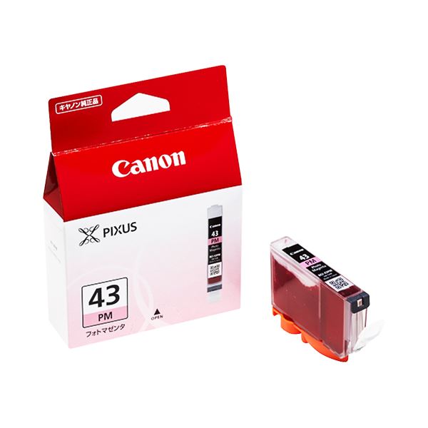 (まとめ) キヤノン Canon インクタンク BCI-43PM フォトマゼンタ 6381B001 1個 (×10セット)