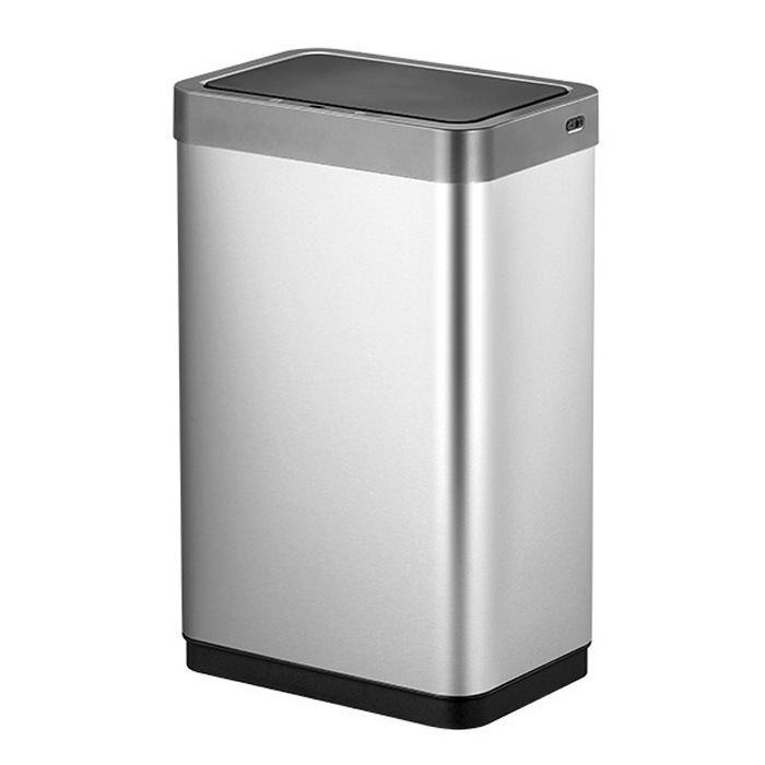 センサー式 ゴミ箱 45L USB充電式 EK9260RMT-45L シルバー