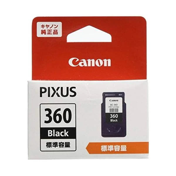 3個セット キヤノン BC-360 ブラック 純正 インクカートリッジ Canon