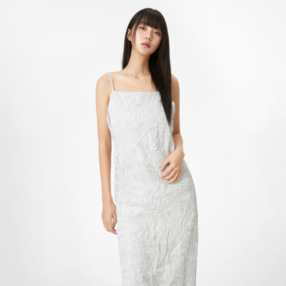 MIXXO シルバーレイヤードワンピース_ミウォF412B