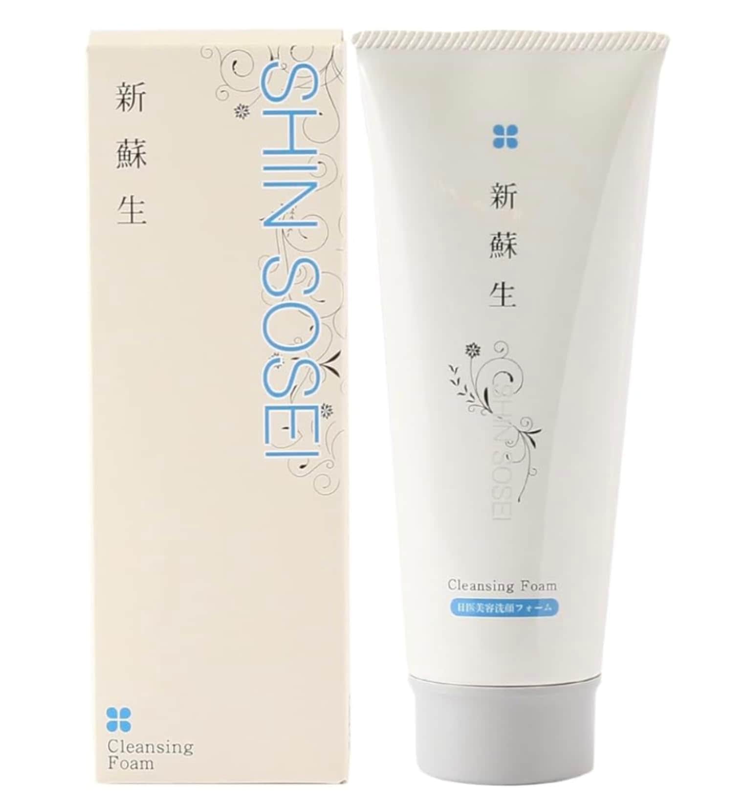 【当日発送】 新蘇生 美容洗顔フォーム 120g 発酵米ぬか 無添加 酵素 乾燥肌や敏感肌にも 天然はちみつ保湿 時短洗顔パック