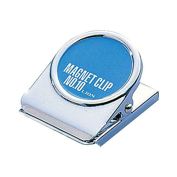 (まとめ) ライオン事務器マグネットクリップ（裏面マグネット付） W50×D65×H35mm CS-10 1個 (×30セット)
