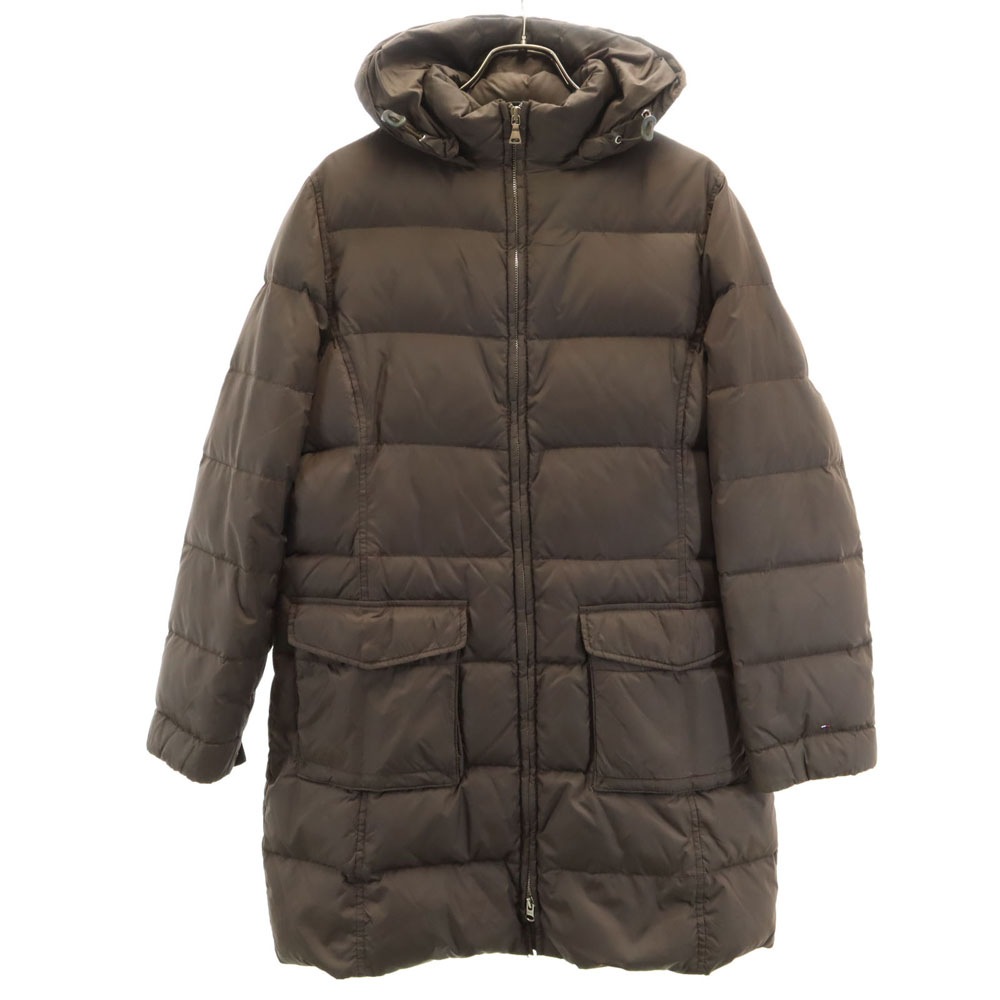 ダウンコート M ブラウン レディース 古着