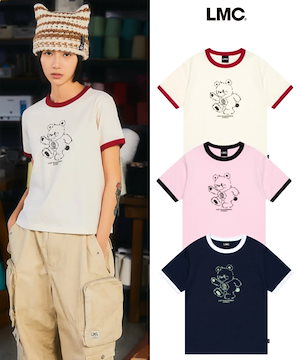 LMC★BEAR RINGER TEE リンガーTシャツ Qoo10 LMC WM BEAR RINGER T ロゴ