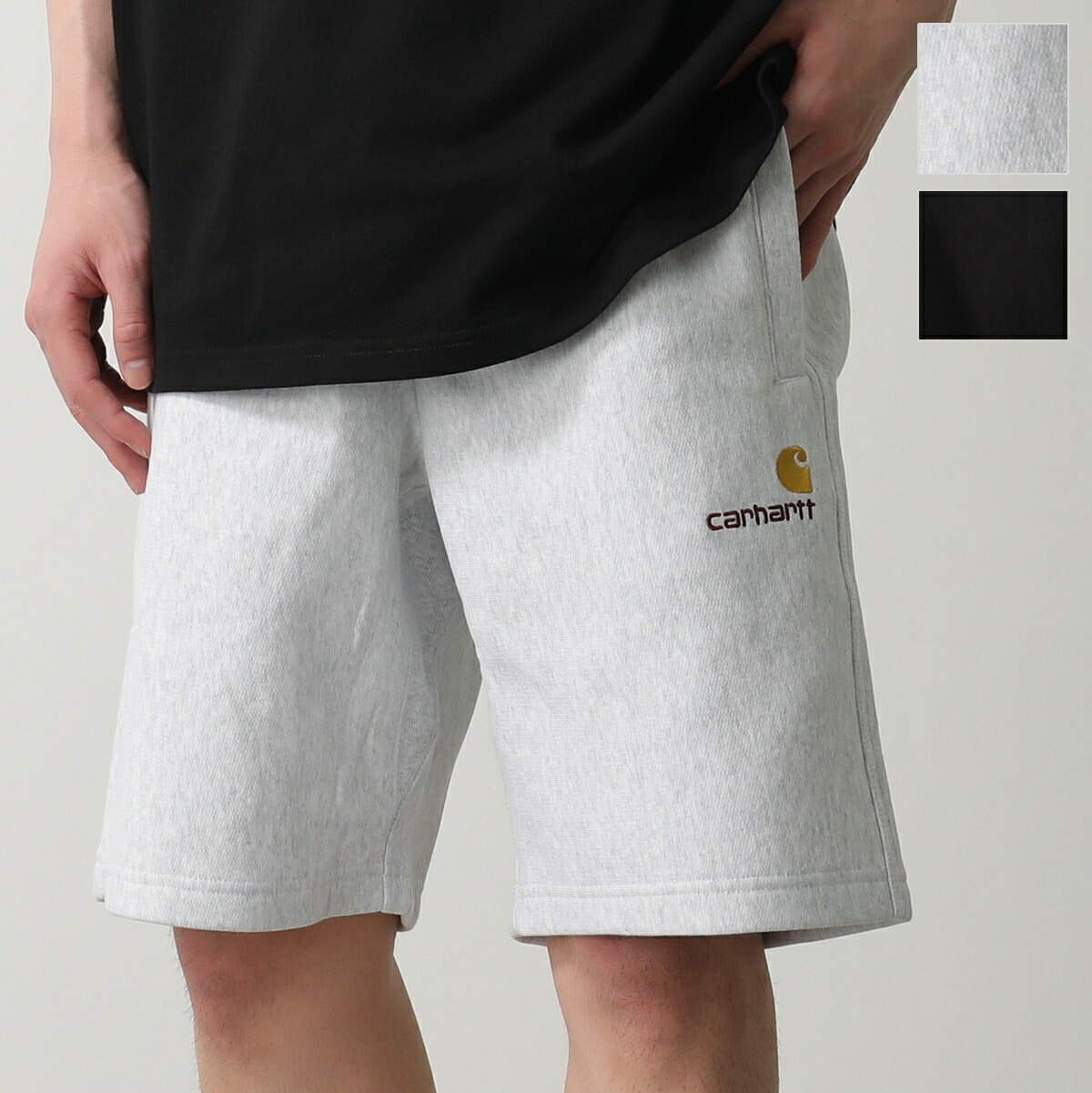 Carhartt WIP カーハート スウェットパンツ AMERICAN SCRIPT SWEAT SHORT I031685 メンズ ハーフパンツ ショートパンツ 裏起毛 カラー2色