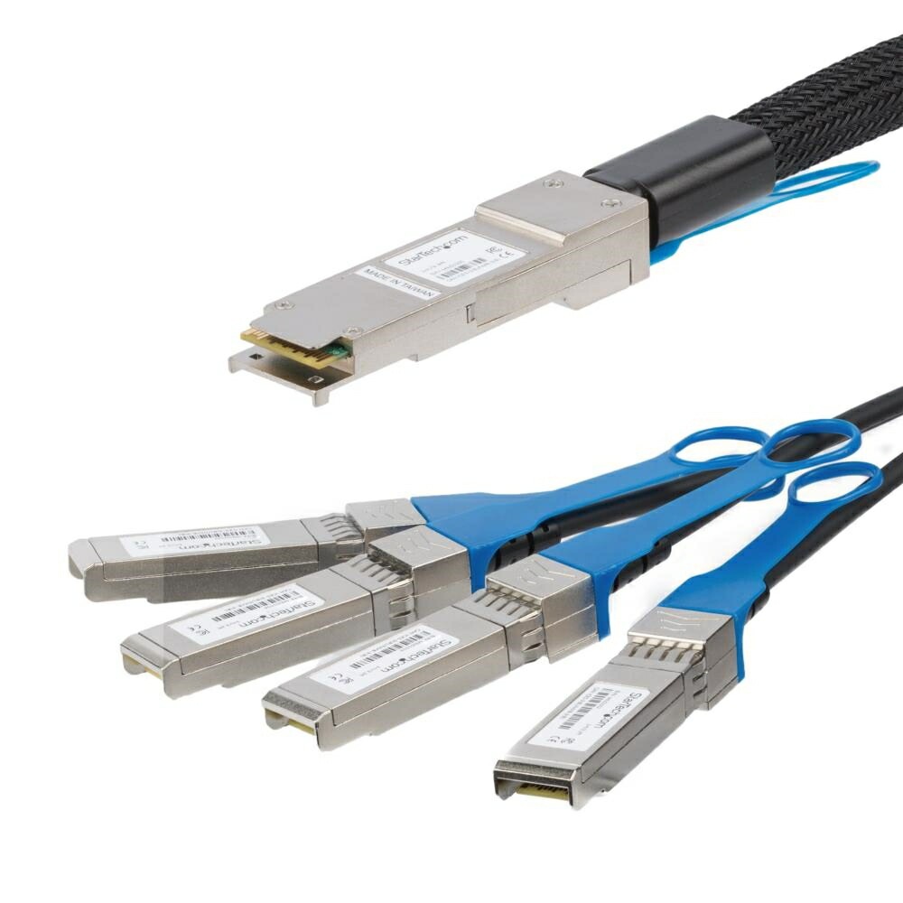 StarTech.com [QSFP4SFP10C5] QSFP+ DAC Twinax ブレークア