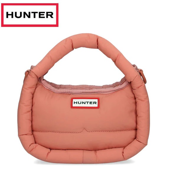 ハンター HUNTER フレイムド パファー ミニ ホーボー ドリーミーヌード UBX3711KBM-DRN ショルダー