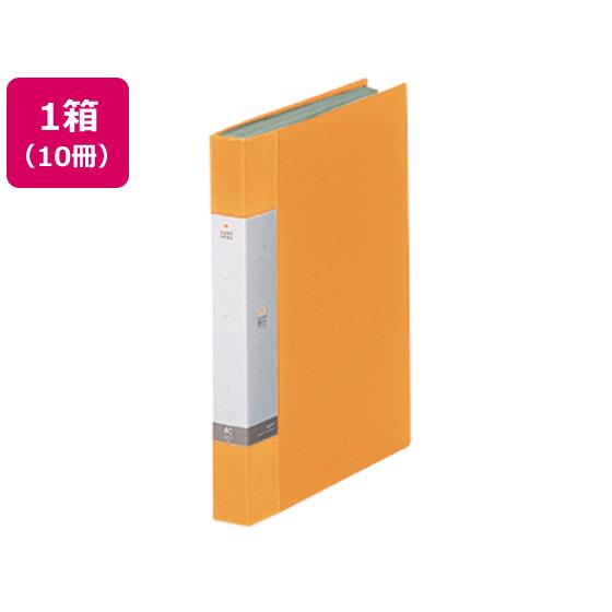 リクエスト クリヤーブック A4タテ 40ポケット 黄 10冊 リヒトラブ G3202-5