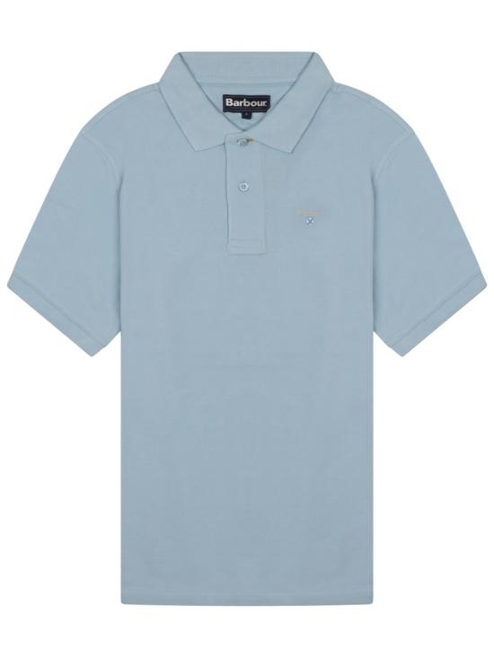 BARBOUR Men Polo Shirts MML0358 MMLBL32 BABY BLUE