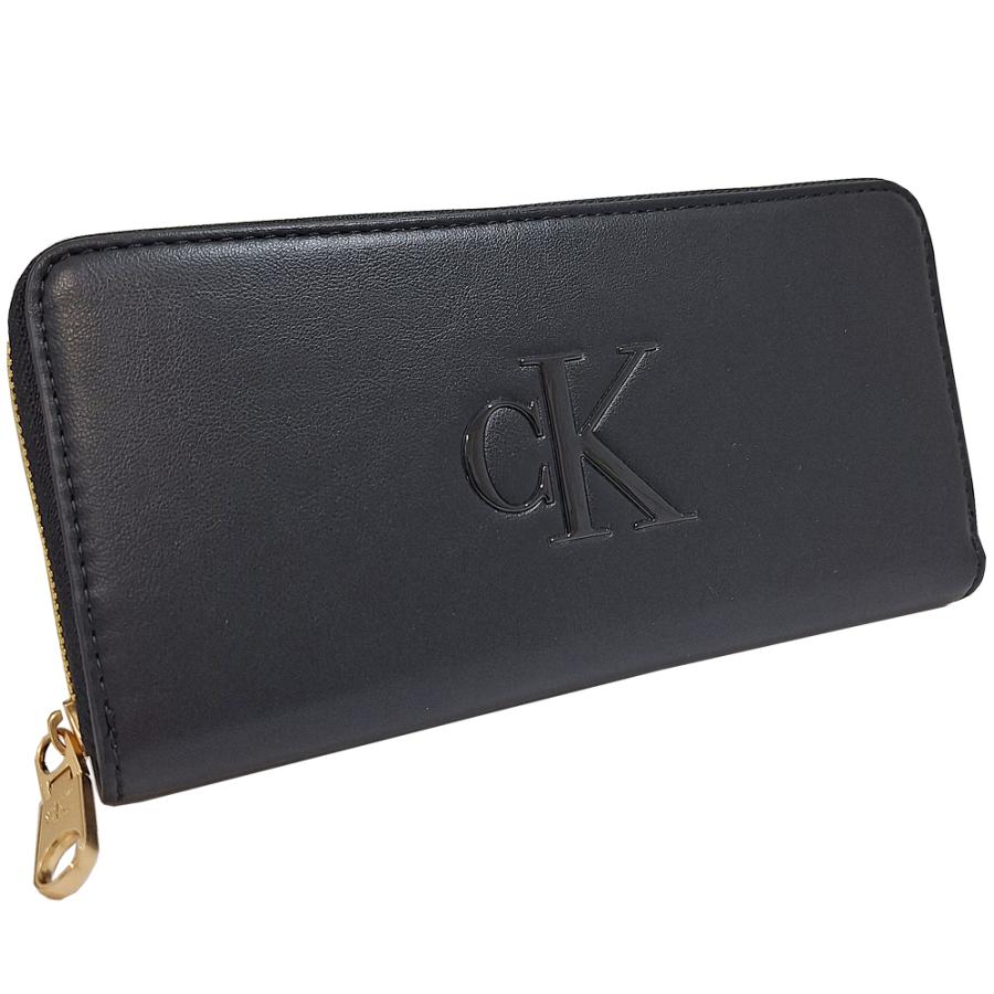 CK 財布 ラウンドファスナー 長財布 ユニセックス LV04F1077G-UBI ラウンドZIP ロングウォレット