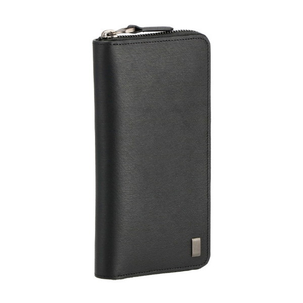 ダンヒル メンズ長財布(ラウンドファスナー) SIDECAR GUNMETAL 21FS218SG001R