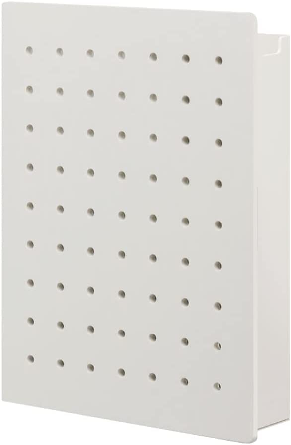 （まとめ買い）ハルペギー マグネットで貼れる収納 ペグボード Mサイズ 白 PGH200シロ [x3]