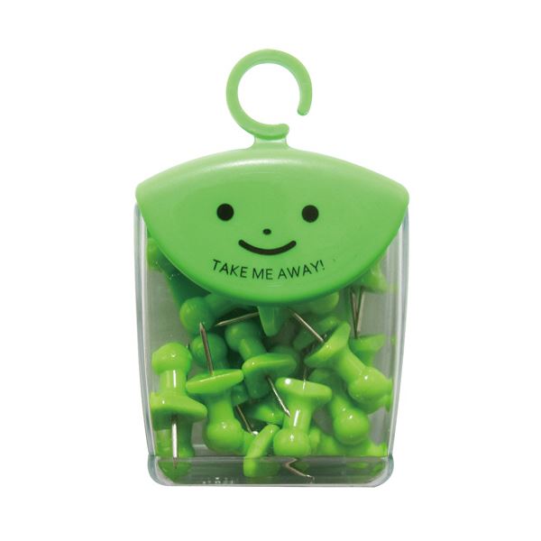 （まとめ）ミツヤ ツレテッテ インテリアピンパステルグリーン 1セット（100本）[x5]