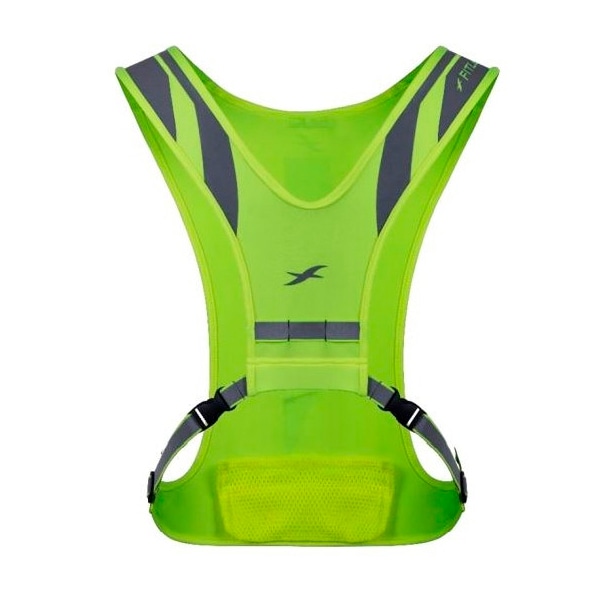 FITLETIC Glo Vest YEL/SLV GLOJ ランニング ベスト