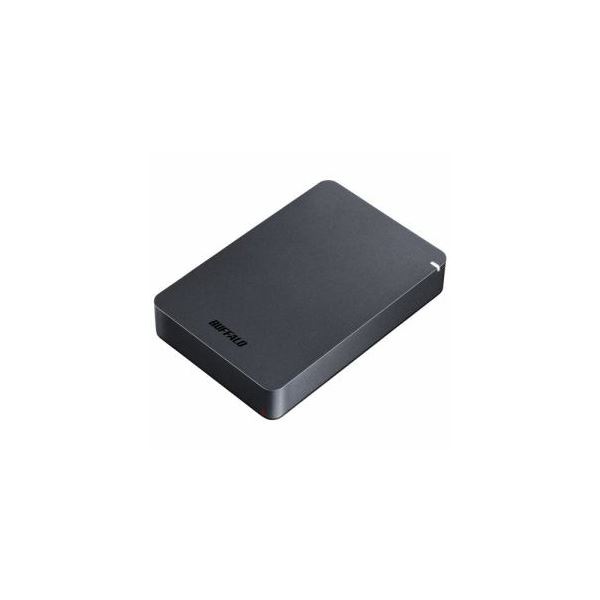 BUFFALO ポータブルHDD ブラック メーカー公式ショップ 4TB HD-PGF4.0U3-GBKA ギフト