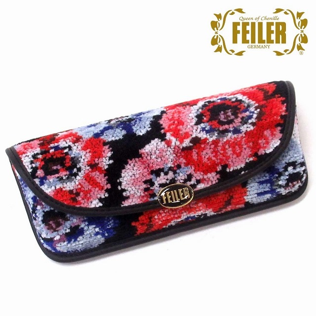 FEILER フェイラー メガネケース レディアネモネ メガネ拭きクロス付き LAM242020