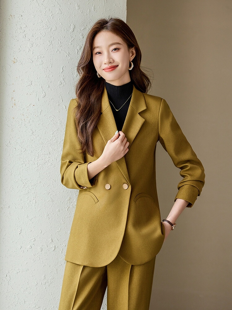 スーツセットアップ 高級感 春秋 職業服 女神スタイル ビジネスウェア レディース