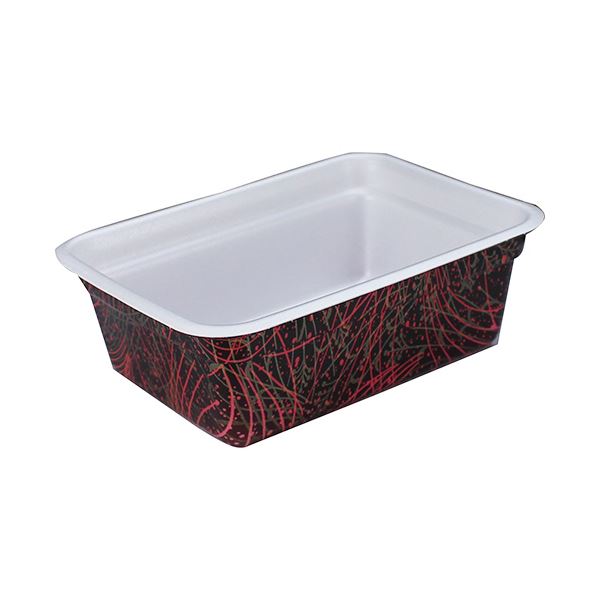 （まとめ）デンカポリマー 長角丼 E-110身 1パック（50枚） [x3セット]