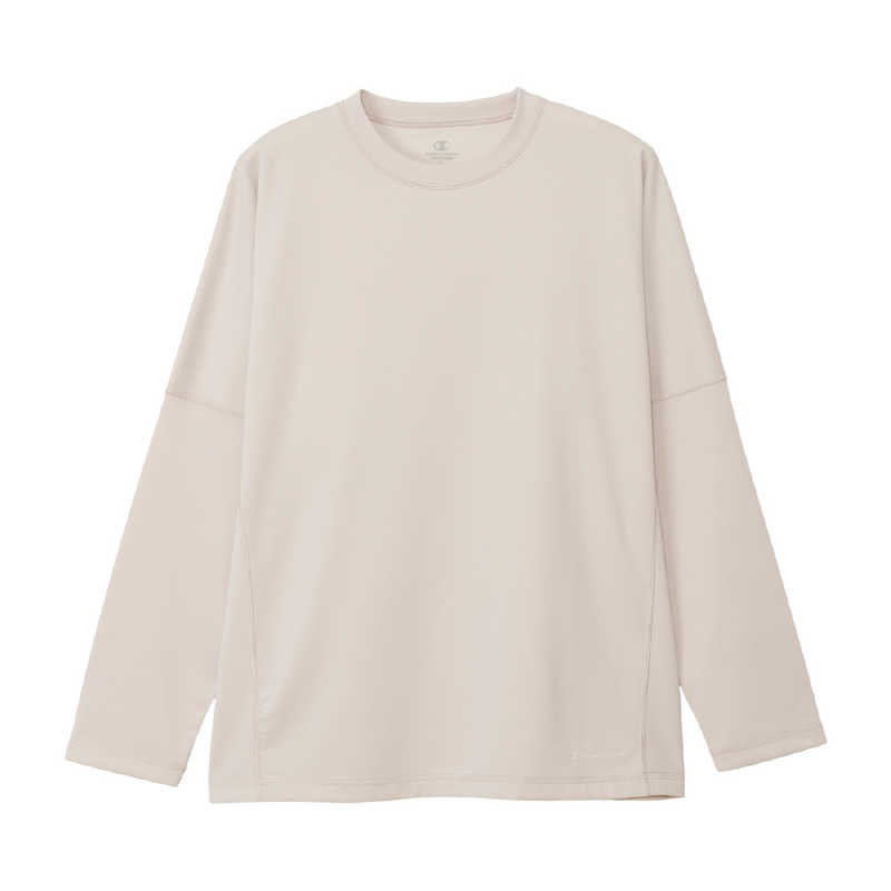 チャンピオン　リカバリーウェア ロングスリーブTシャツ ［Lサイズ］ サンドベージュ　C3-CS490