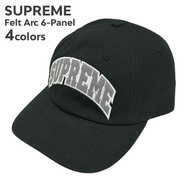 シュプリーム SUPREME Felt Arc 6-Panel キャップ ストリート スケート スケーター 265-001913-111