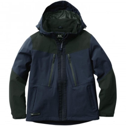 桑和 0284-00 防水防寒ブルゾン 3Lサイズ ネイビー(1) G.G.