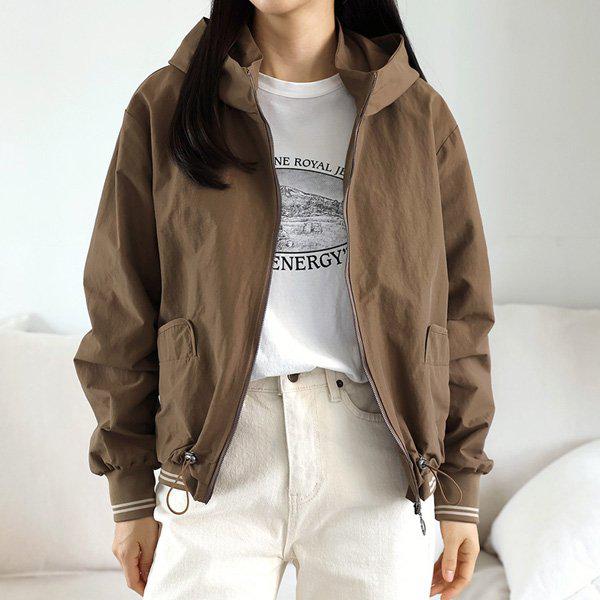 Hスタイル(WG)横絞りジャンパー 秋 女性 ミシージャンパー アウター ジャケット JP 端境期