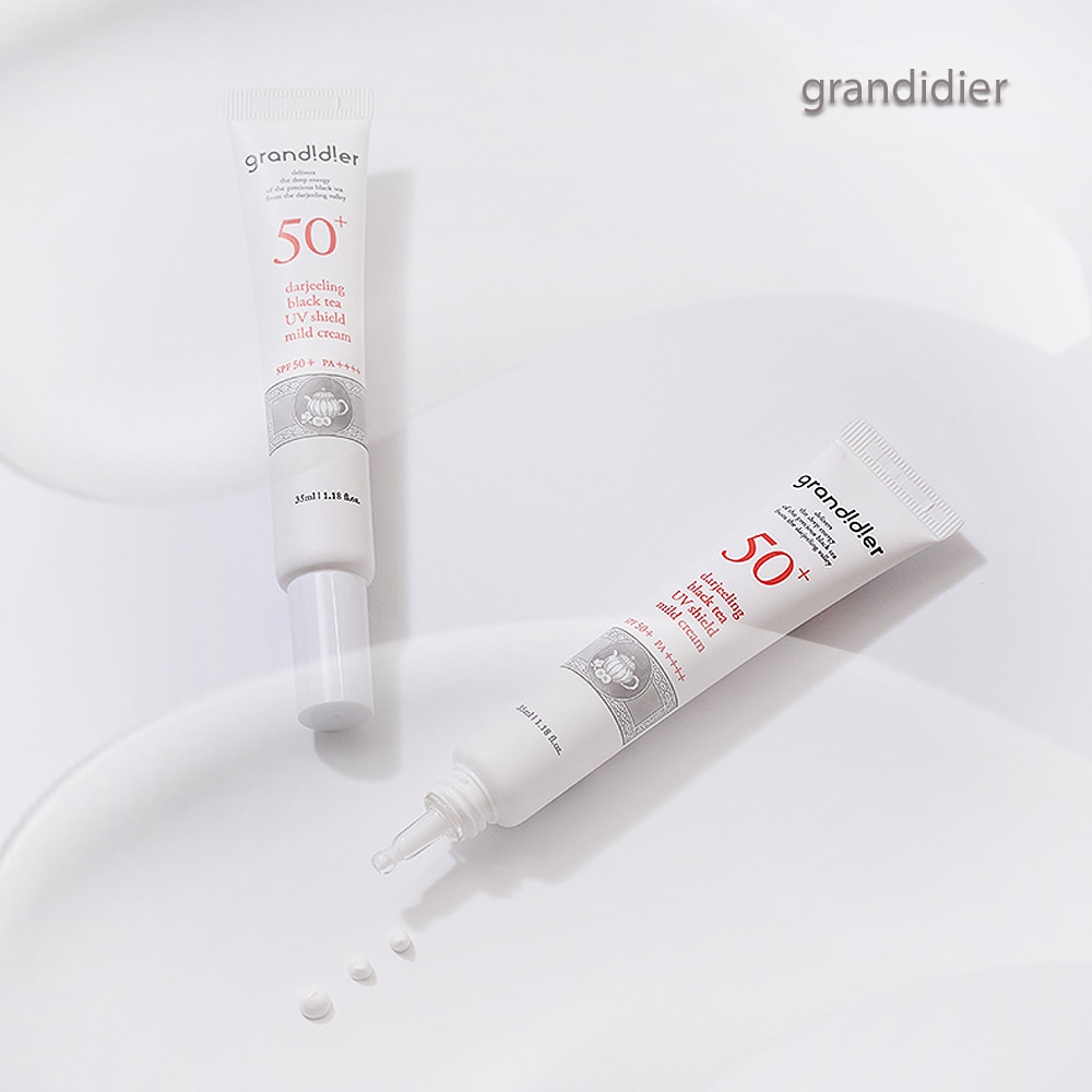 ダドリング紅茶マイルドサンクリーム 2個 SPF50+/紫外線遮断剤/白濁現象なし/ノンケミカル